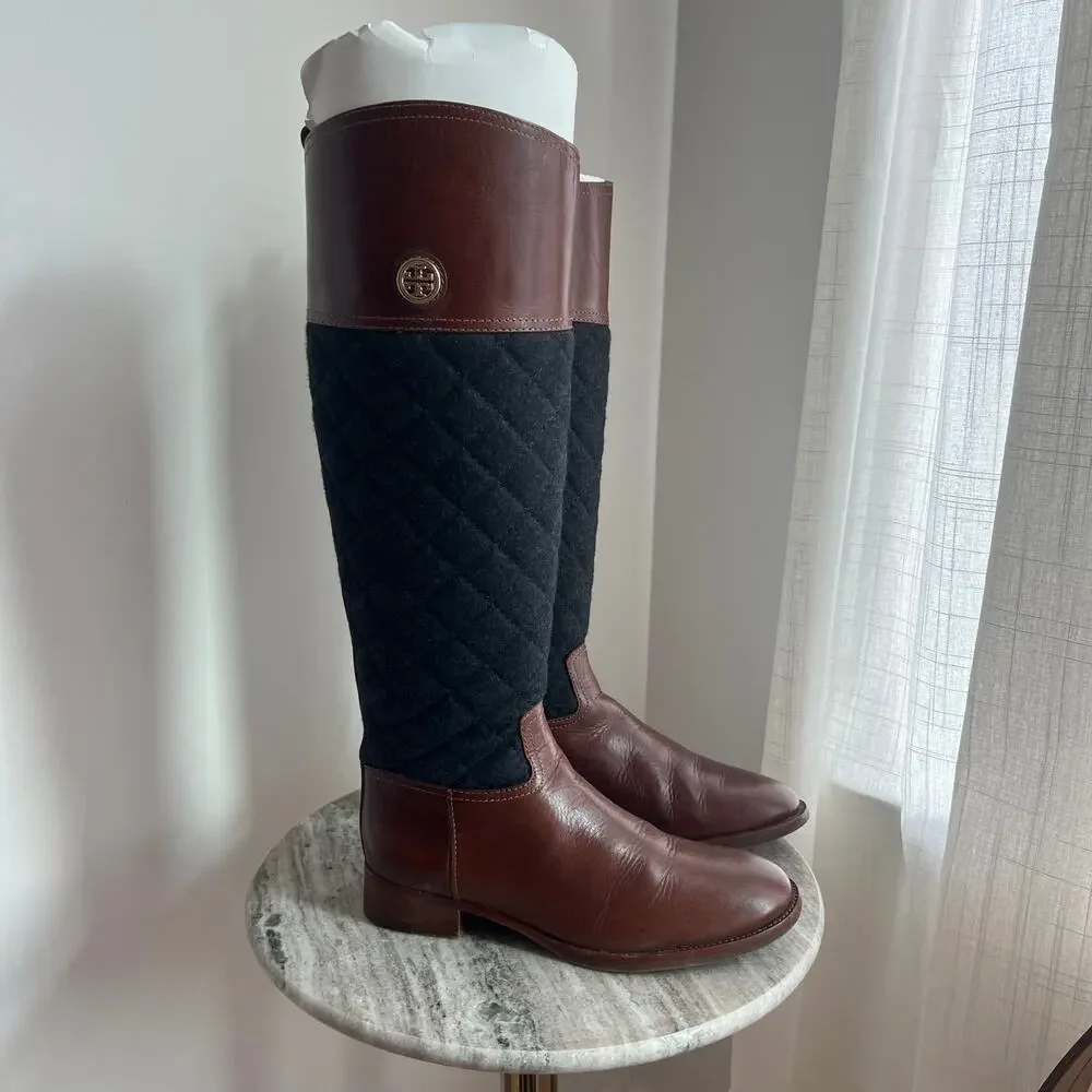 Tory Burch Rosalie Riding‎ Boots size 6.5
